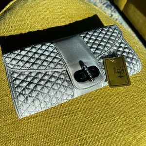 Magid Silver clutch